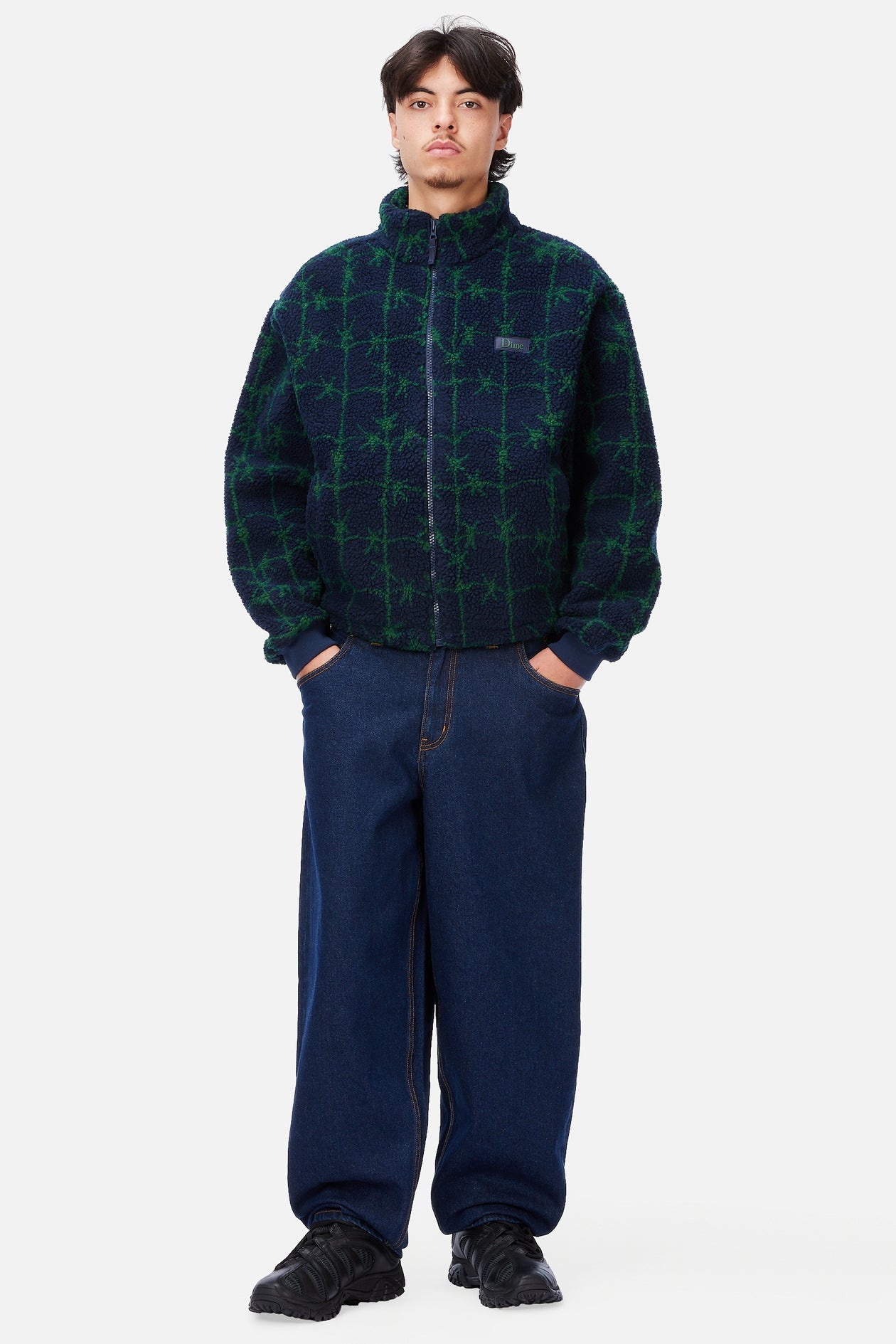Polar Fleece Sherpa Zip - Navy