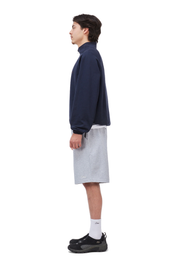 Classic Terry Quarter Zip - Navy