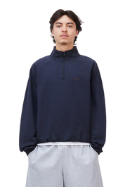 Classic Terry Quarter Zip - Navy