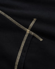 Trail Stitch Zip-Thru Hood - Washed Black