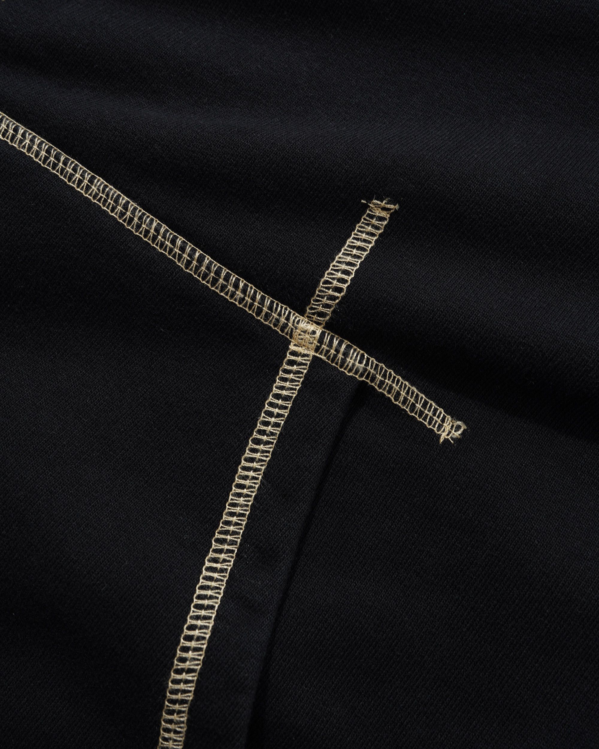 Trail Stitch Zip-Thru Hood - Washed Black