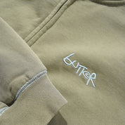 Trail Stitch Zip-Thru Hood - Washed Dull Army