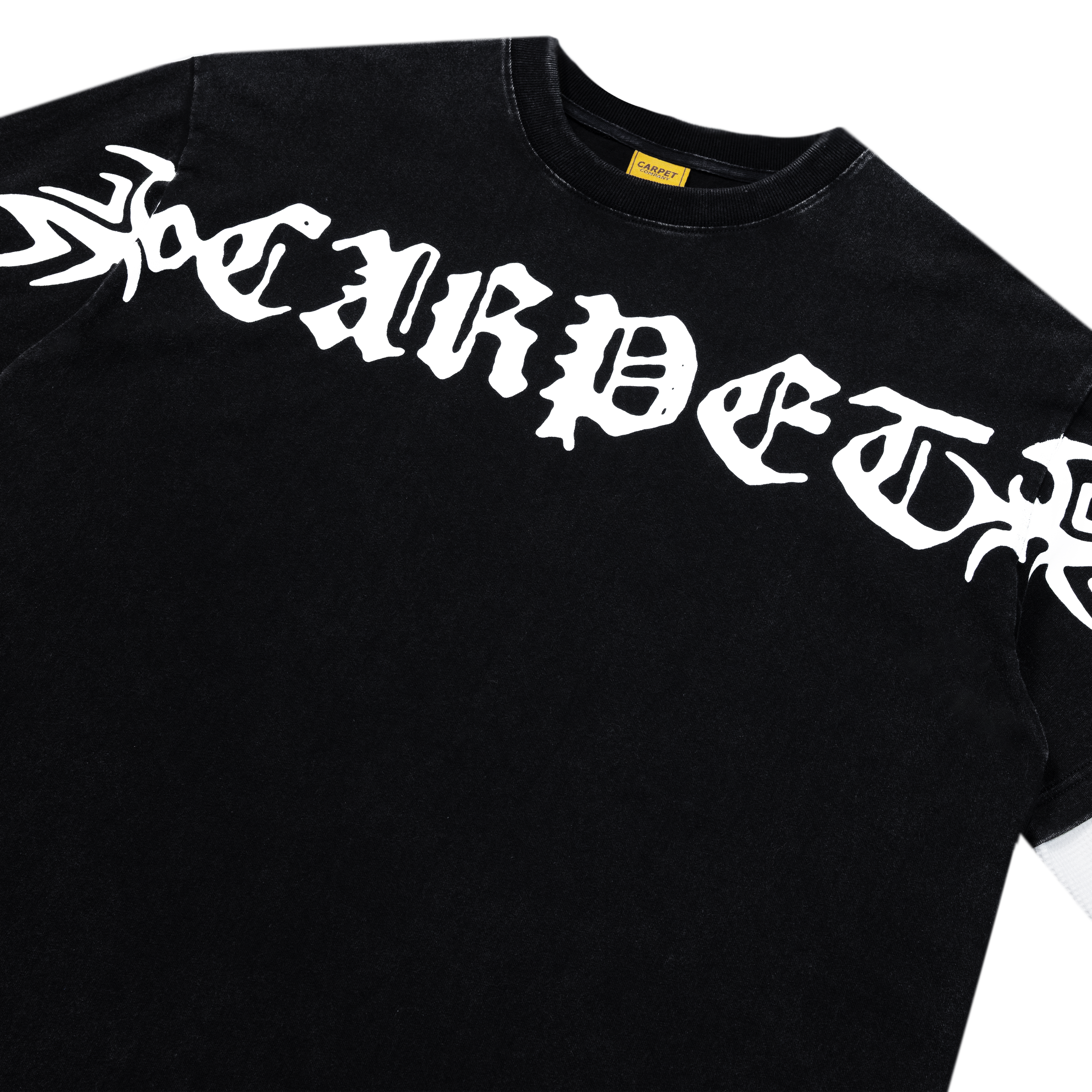 Trampstamp T-Shirt à Manches Longues - Noir/Blanc