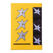 Paquet de 3 Boxers Phosphorescents - Noir