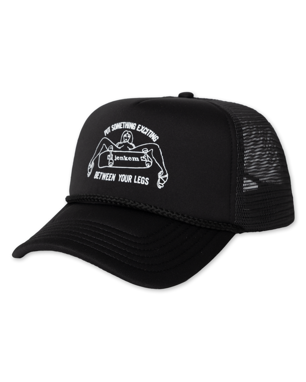 Legs Trucker Hat - Black