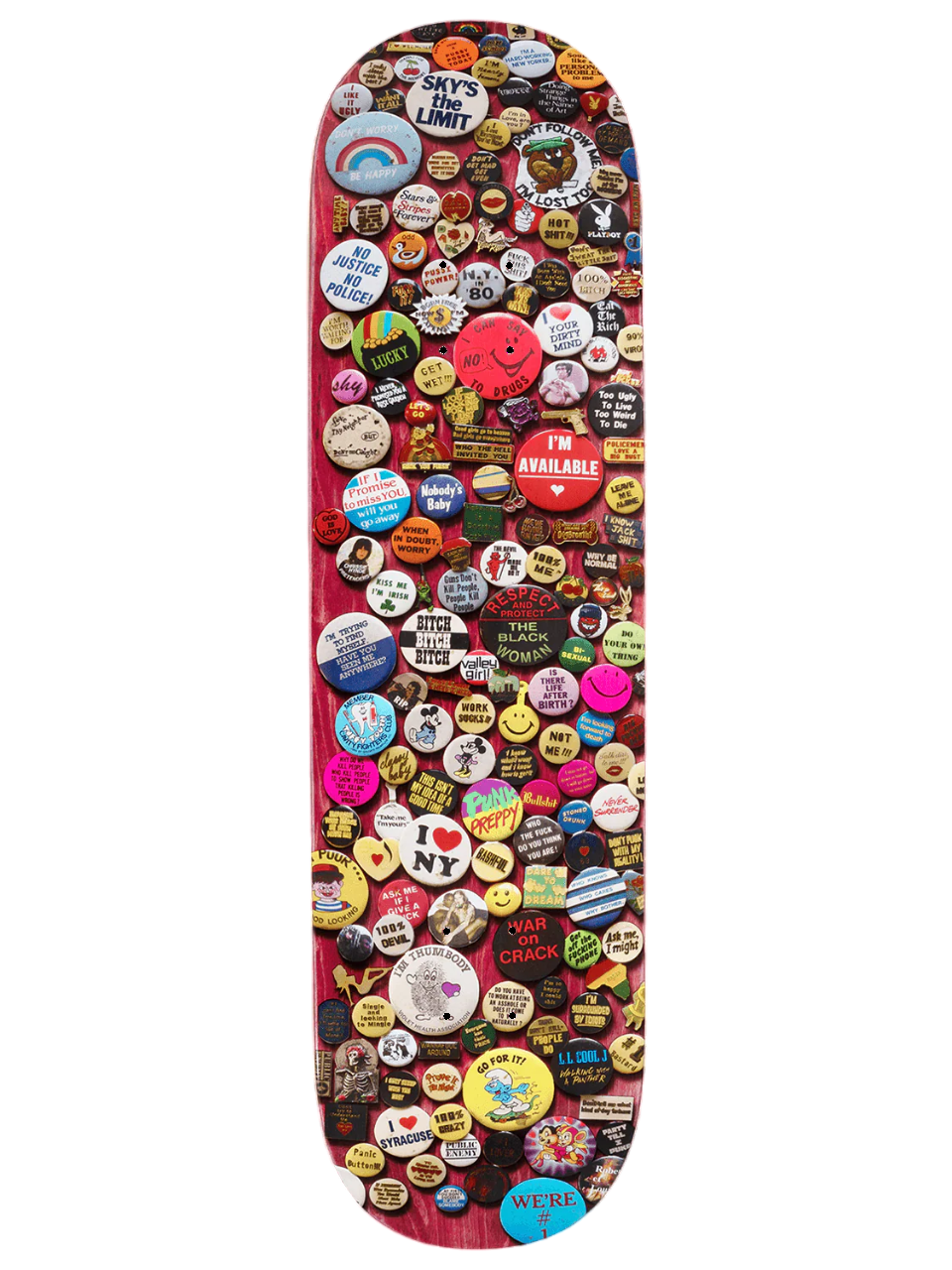 "Pins" Pink Deck - 8.18"