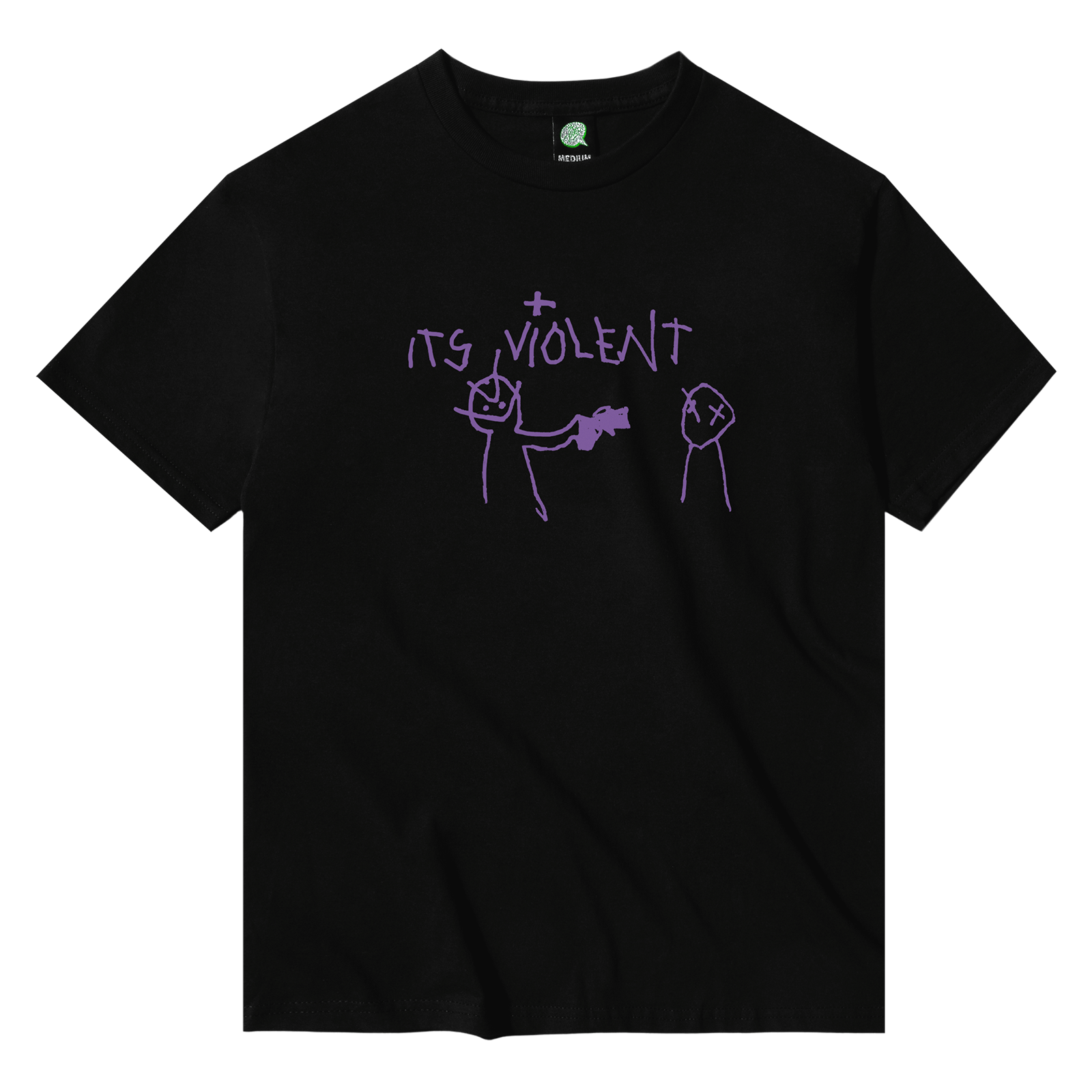 "It's Violent" T-Shirt - Noir