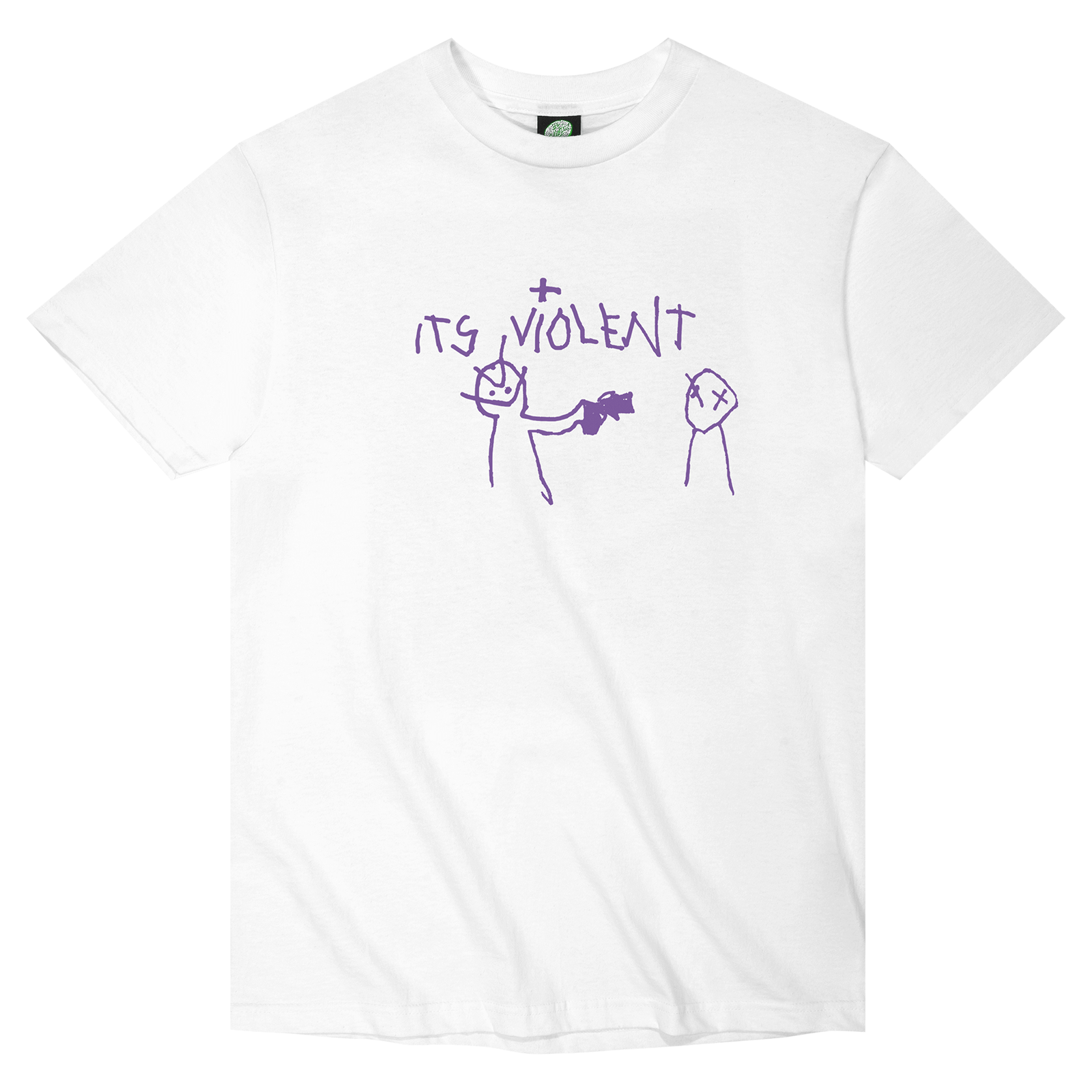 "It's Violent" T-Shirt - White