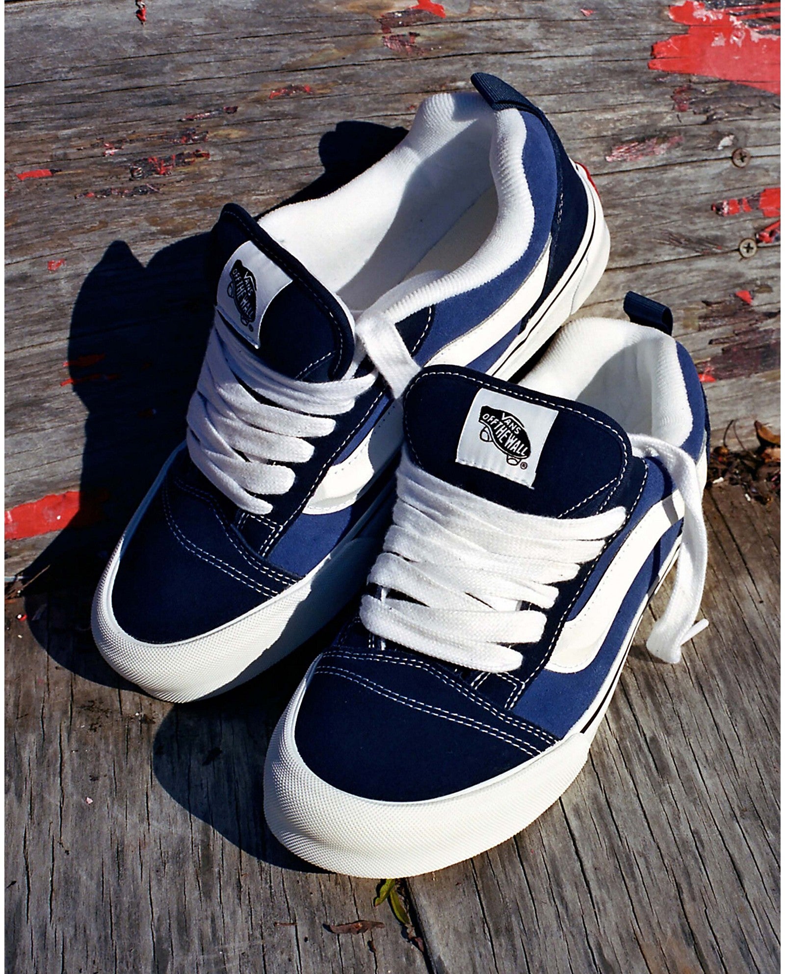 Knu Skool - Bleu marine/Blanc Pur