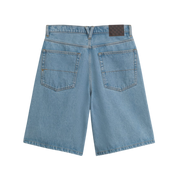Short en Denim Baggy Check-5 - Bleu Stonewash