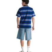 Short en Denim Baggy Check-5 - Bleu Stonewash