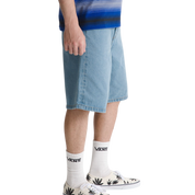 Short en Denim Baggy Check-5 - Bleu Stonewash