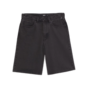 Short en Denim Baggy Check-5 - Noir Délavé