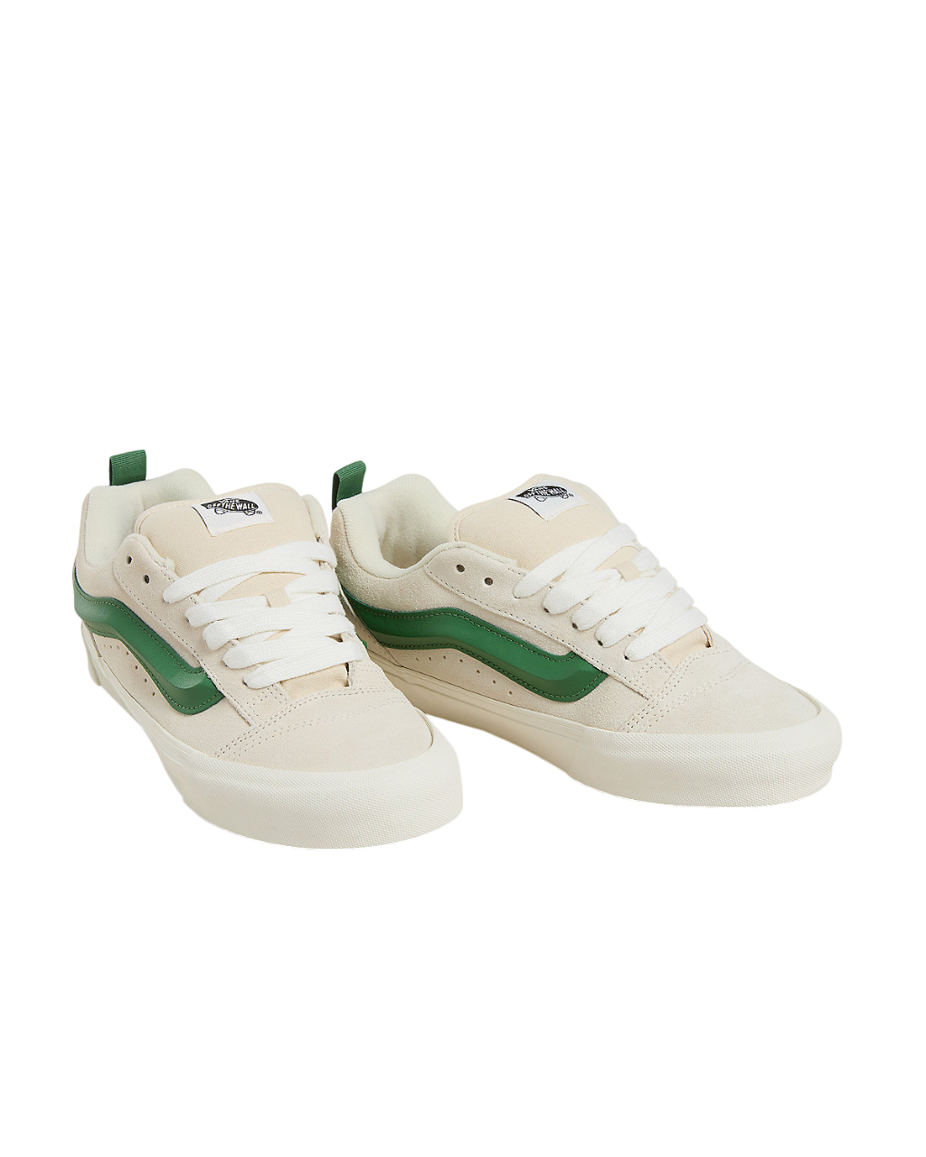 Knu Skool - Suède Vintage Blanc/Vert