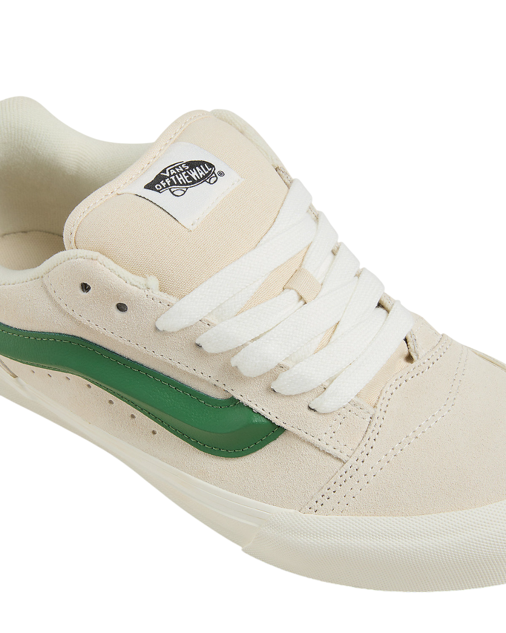 Knu Skool - Suède Vintage Blanc/Vert