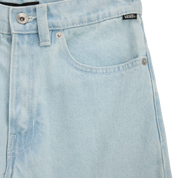 Kids Check-5 Loose Denim Pants - Blue Ice
