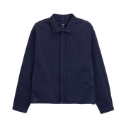 Washed Overdye Long Sleeve Shirt - Woven Deep Indigo