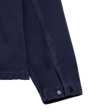 Washed Overdye Long Sleeve Shirt - Woven Deep Indigo