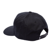 Drop V Oval Snapback - Black