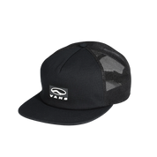 Sidestripe Unstructured Trucker Hat - Black