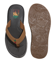 MTE Nexpa Synthetic Sandal - Dachshund Brown/Black/Rasta