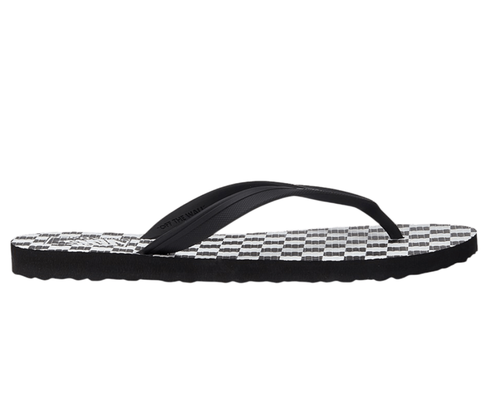 Makena Sandale Damier - Damier Noir/Blanc Marshmallow