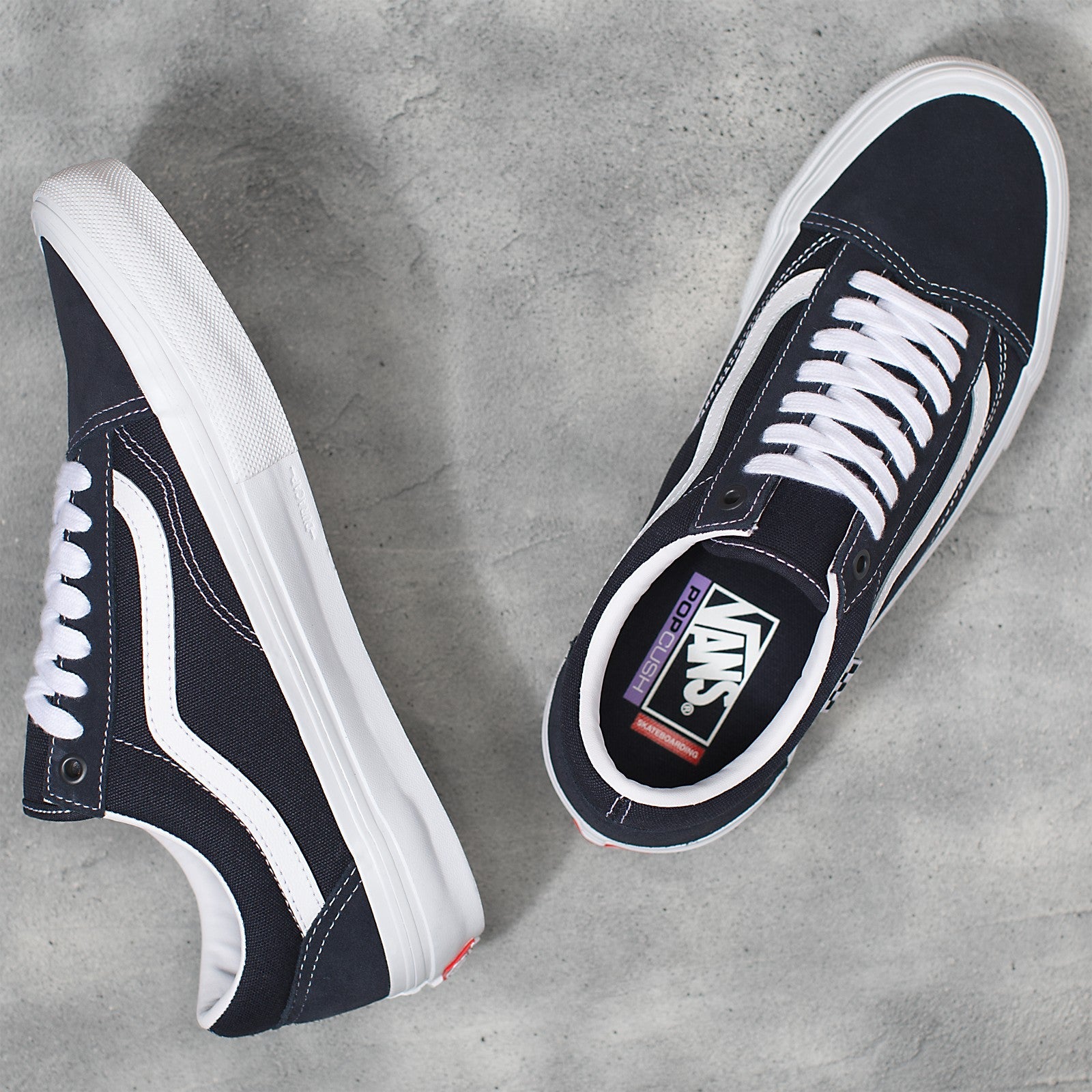 Skate Old Skool - Bleu Marine Foncé Enveloppé