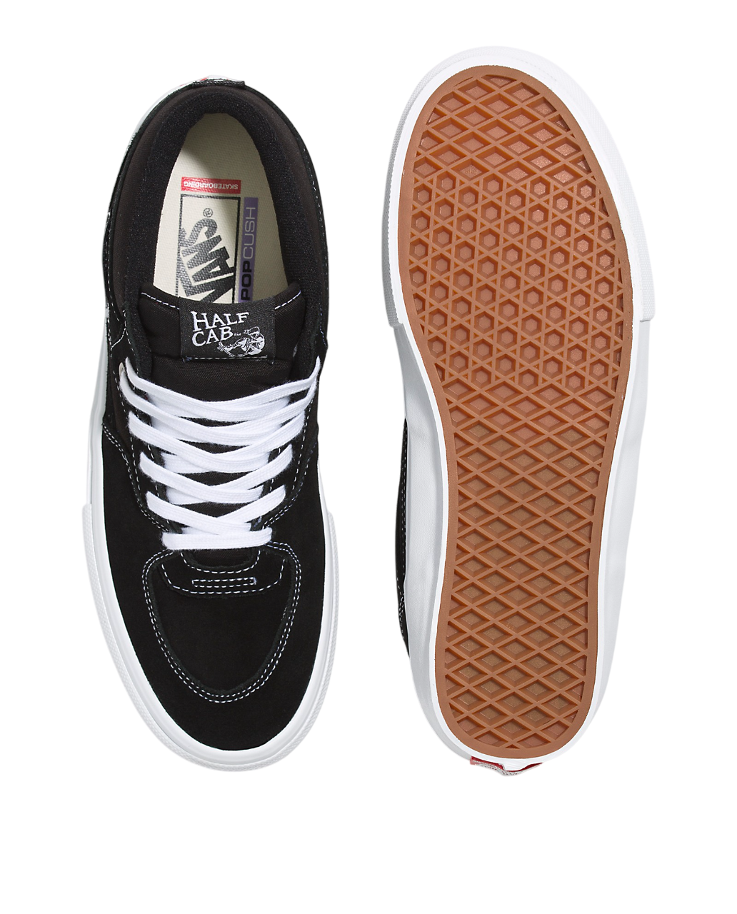 Skate Half Cab - Black/White