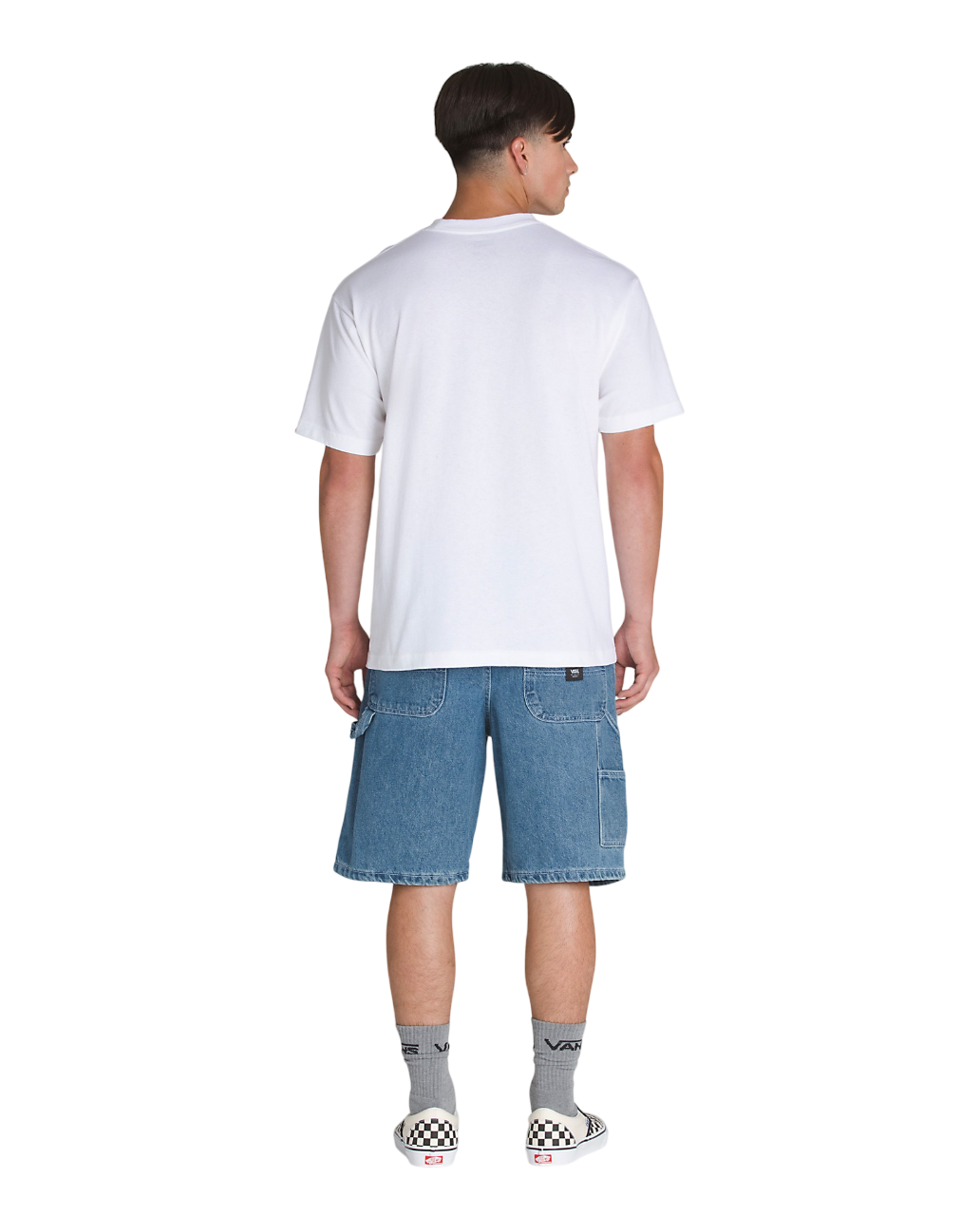 Drill Chore Loose Denim 22" Short - Stone Wash