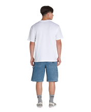 Drill Chore Loose Denim 22" Short - Stone Wash
