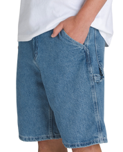 Drill Chore Loose Denim 22" Short - Stone Wash