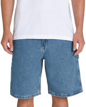 Drill Chore Loose Denim 22" Short - Stone Wash