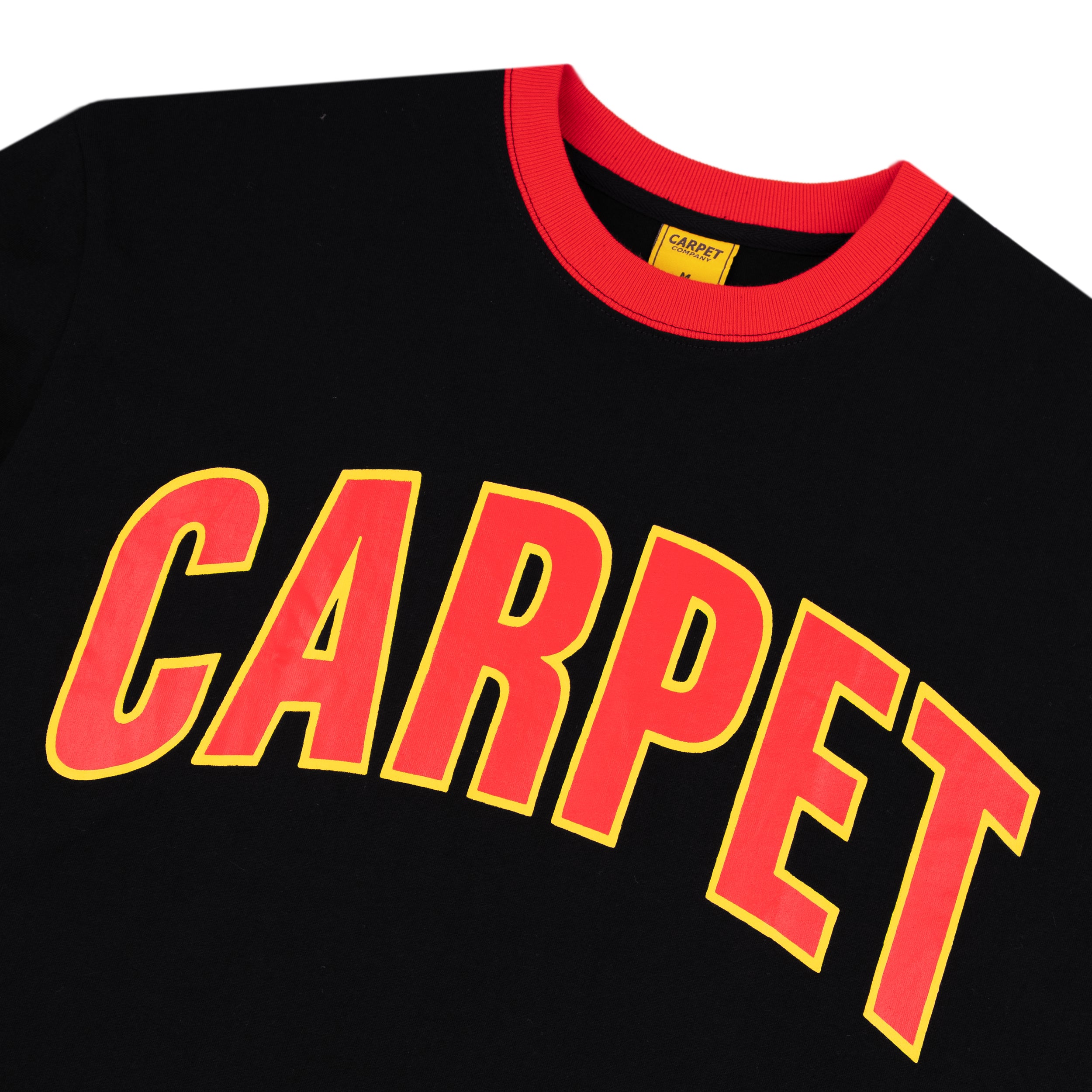 T-Shirt Ringer Varsity - Noir