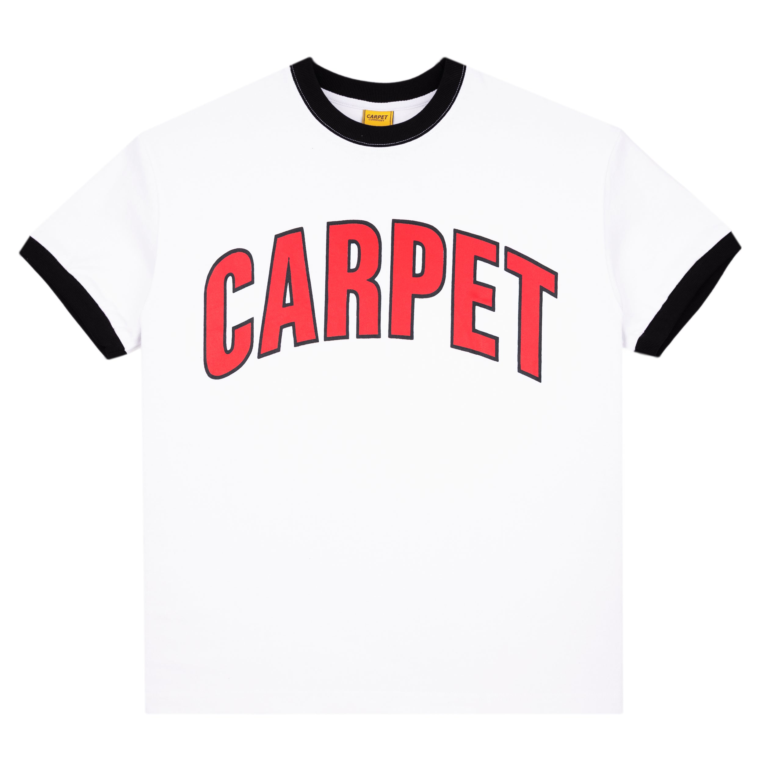T-Shirt Ringer Varsity - Blanc