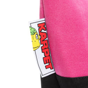 Varsity Waxed Canvas Tote Bag - Pink