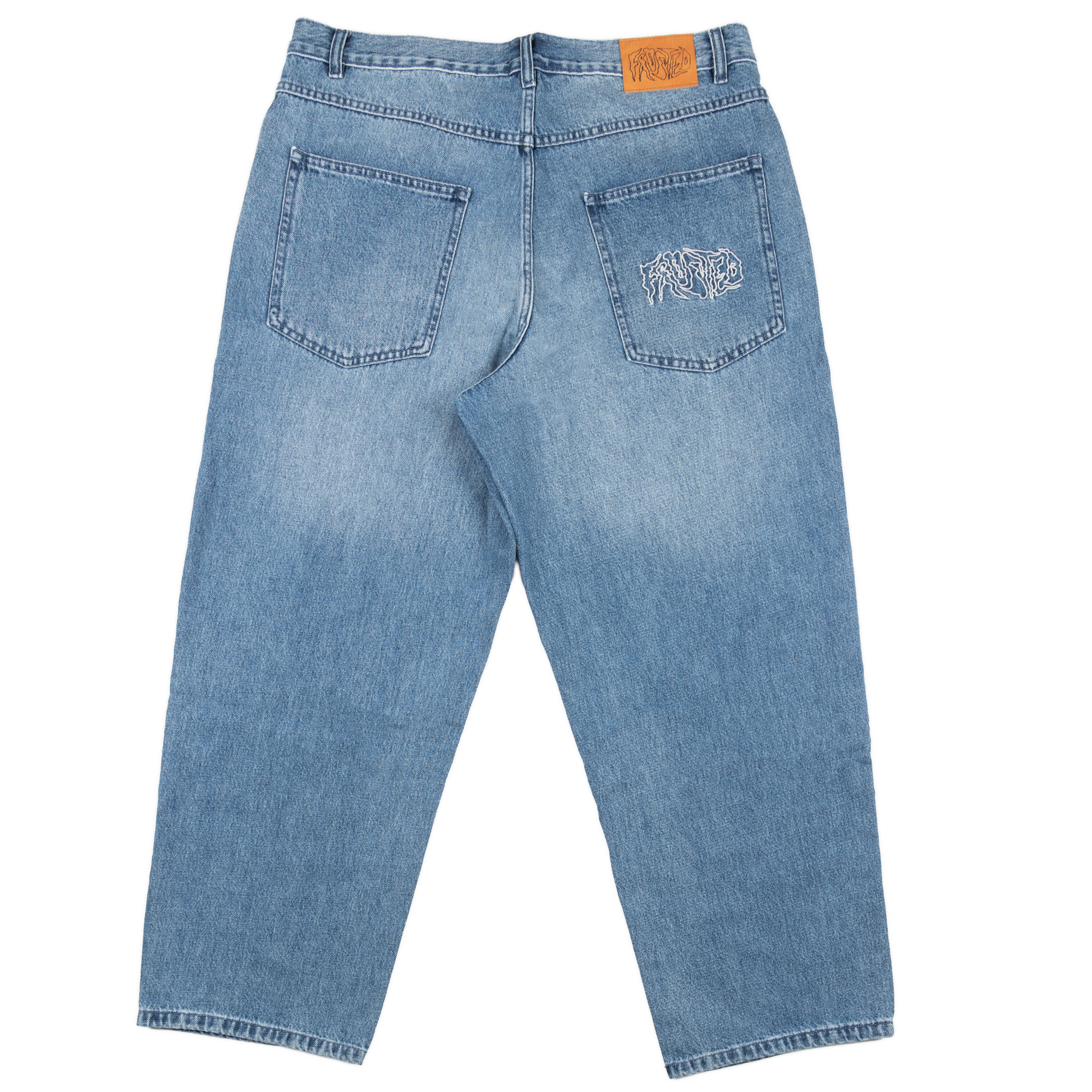 Pantalon Wavy - Bleu Effet Moustaches
