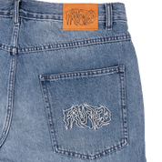Pantalon Wavy - Bleu Effet Moustaches