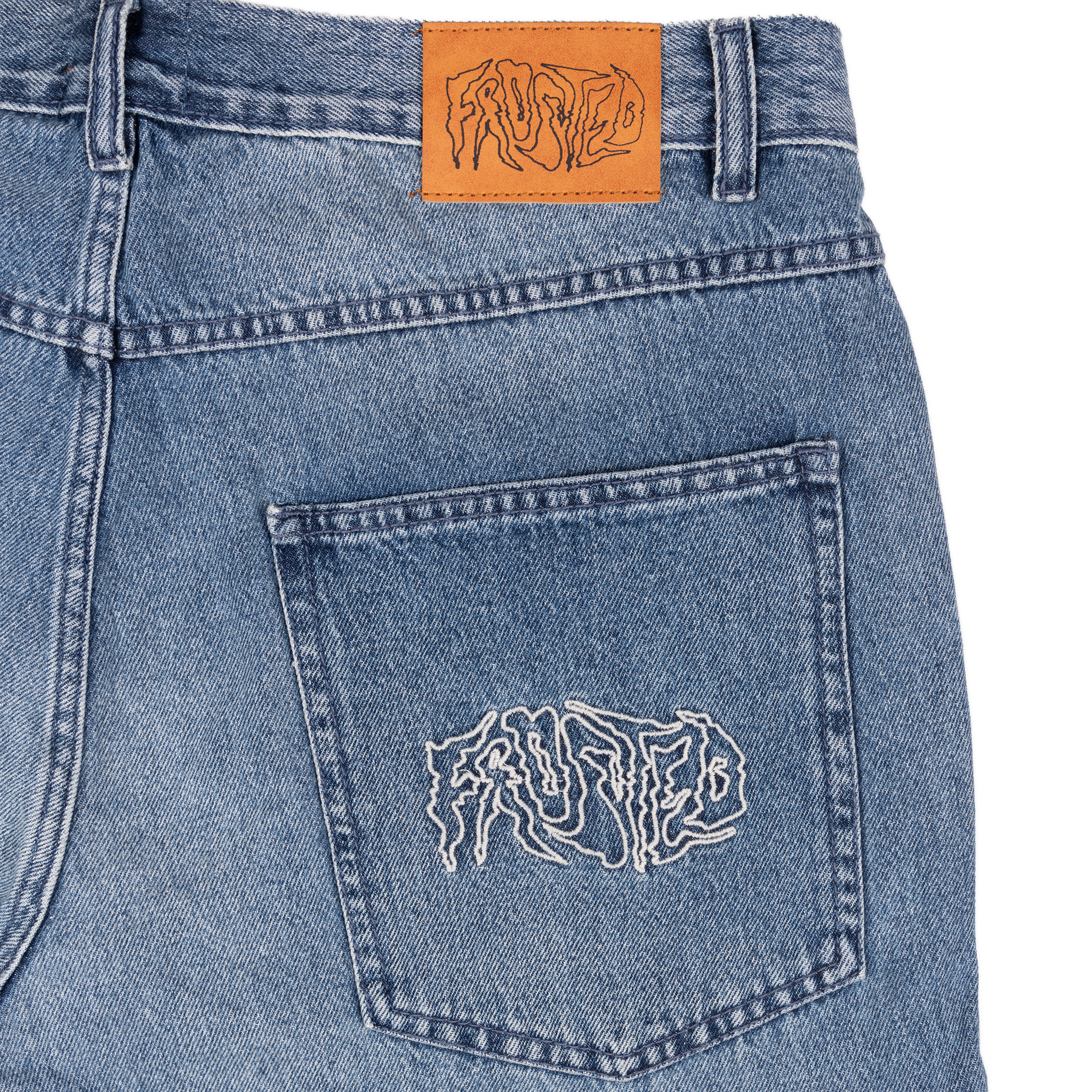Pantalon Wavy - Bleu Effet Moustaches