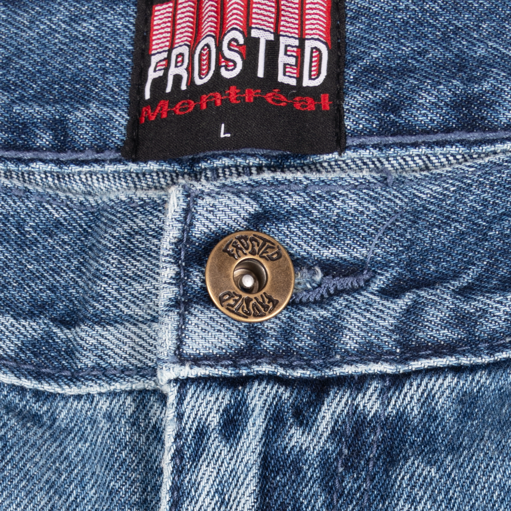 Pantalon Wavy - Bleu Effet Moustaches