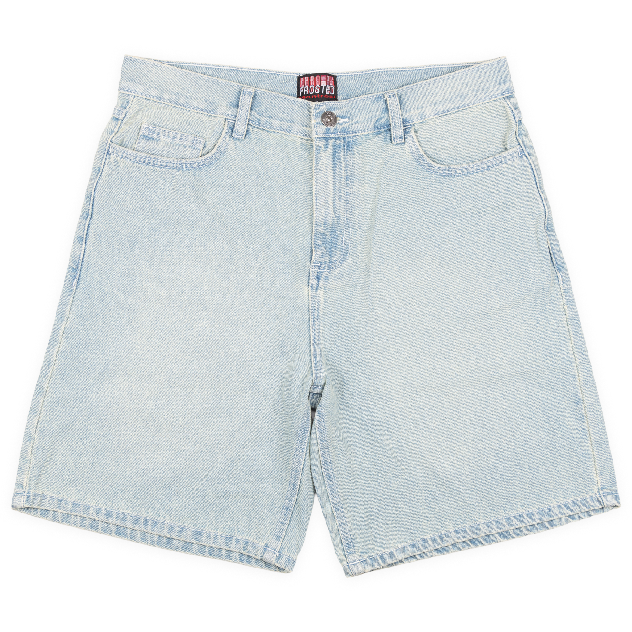Short Wavy - Bleu Clair Délavé par le Soleil