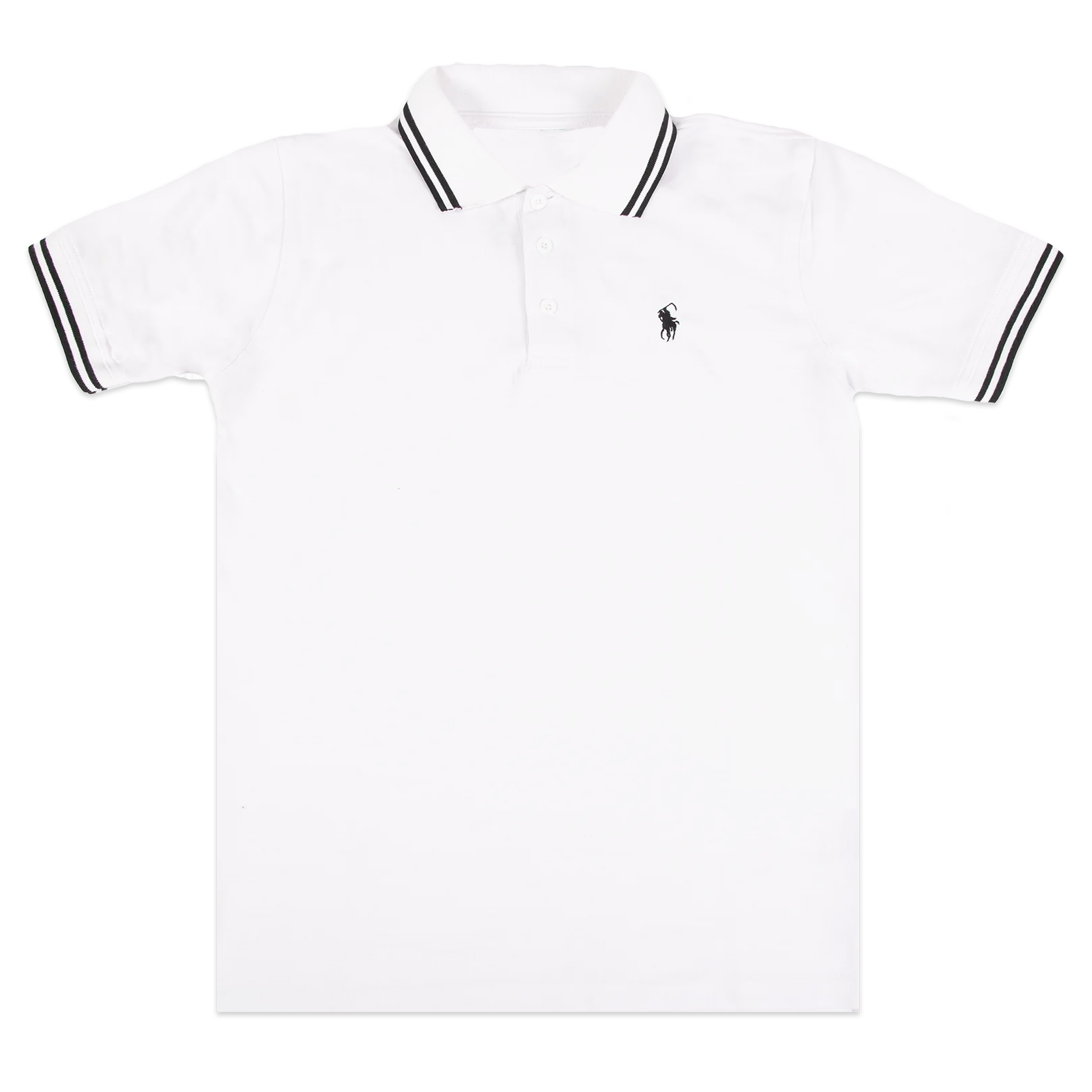 Reaper Jockey Embroidered Polo - White