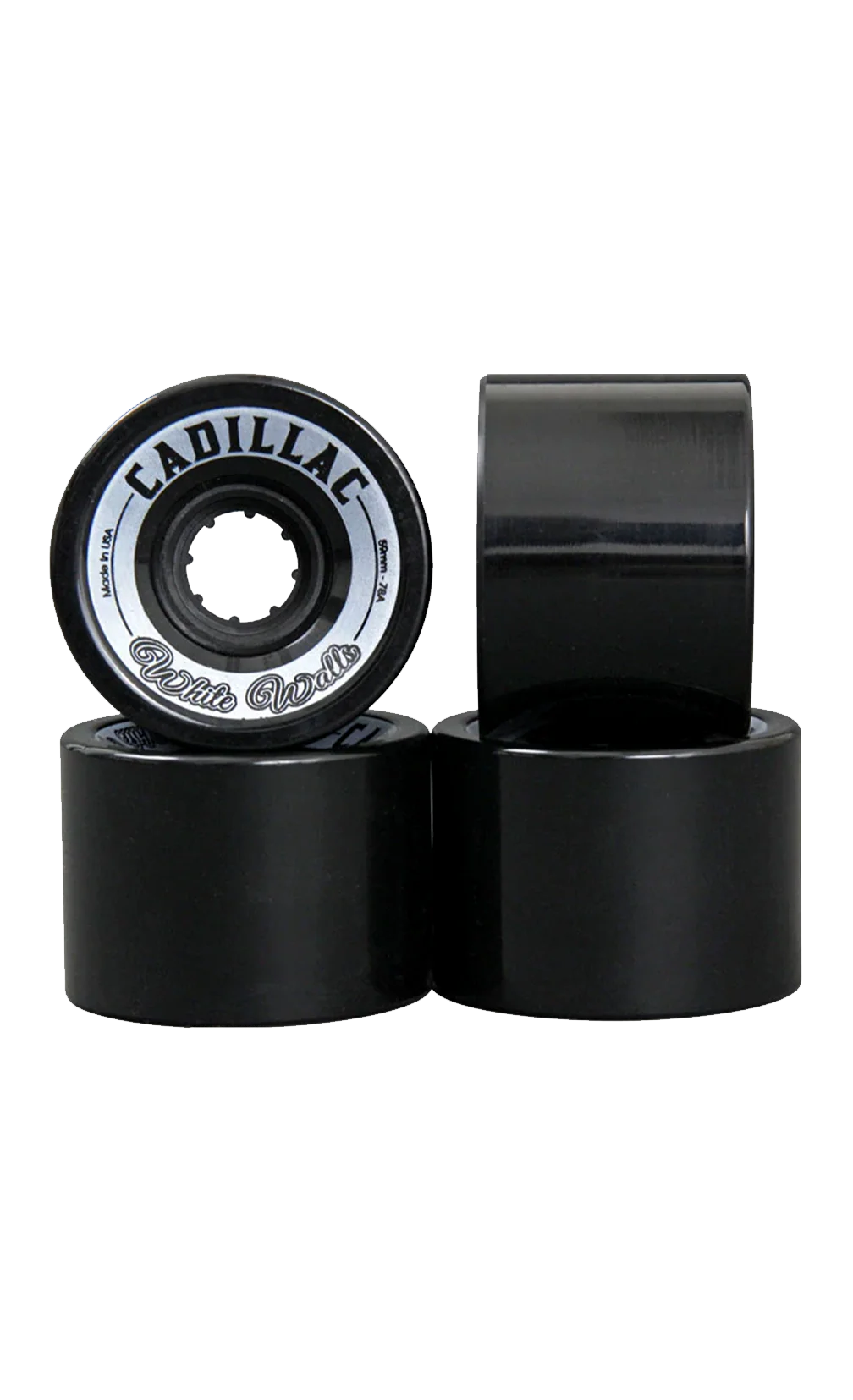 White Walls Wheels 78A - Black/White