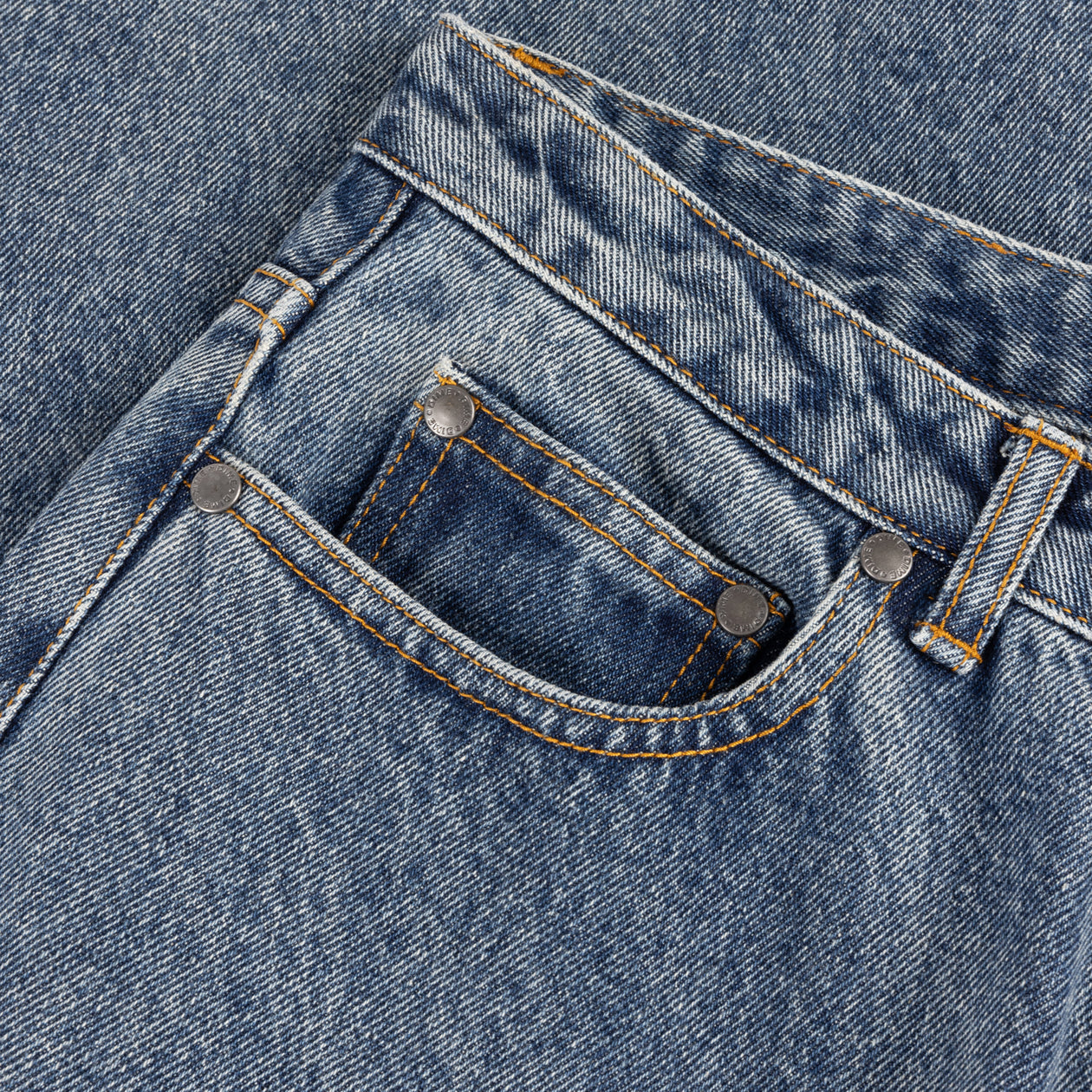 Pantalon en Denim Baggy pour Femme - Indigo Délavé