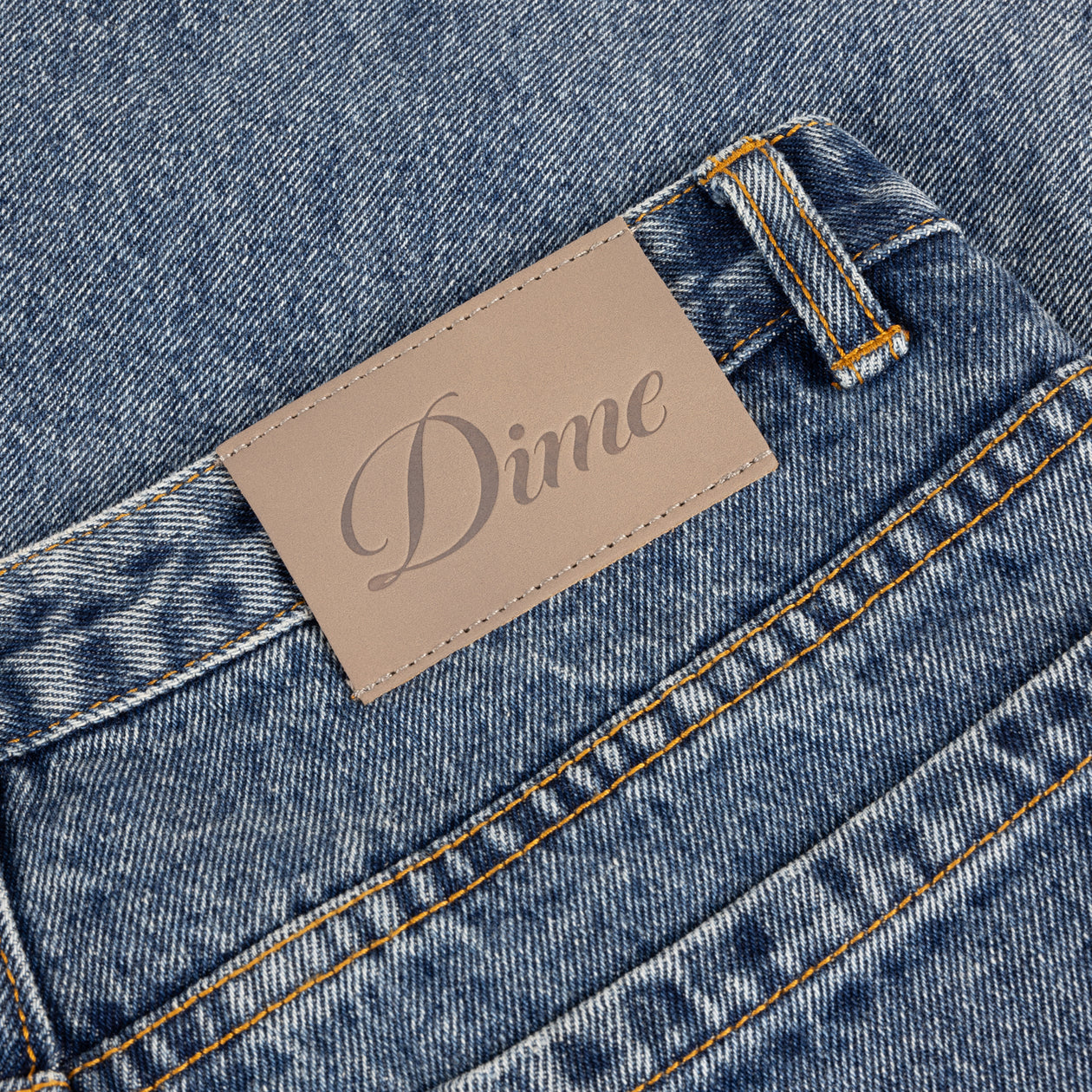 Pantalon en Denim Baggy pour Femme - Indigo Délavé