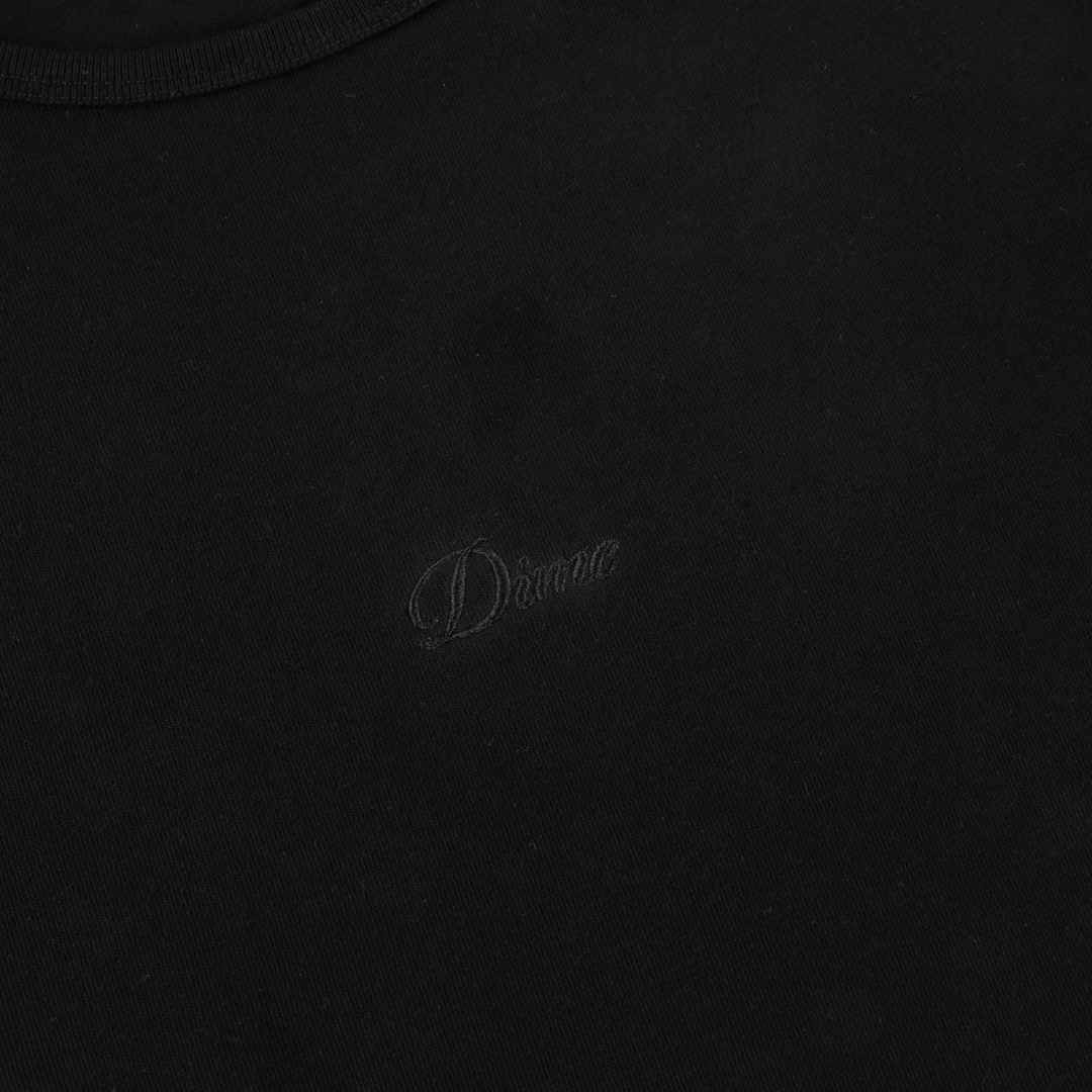 Cursive T‑Shirt - Noir