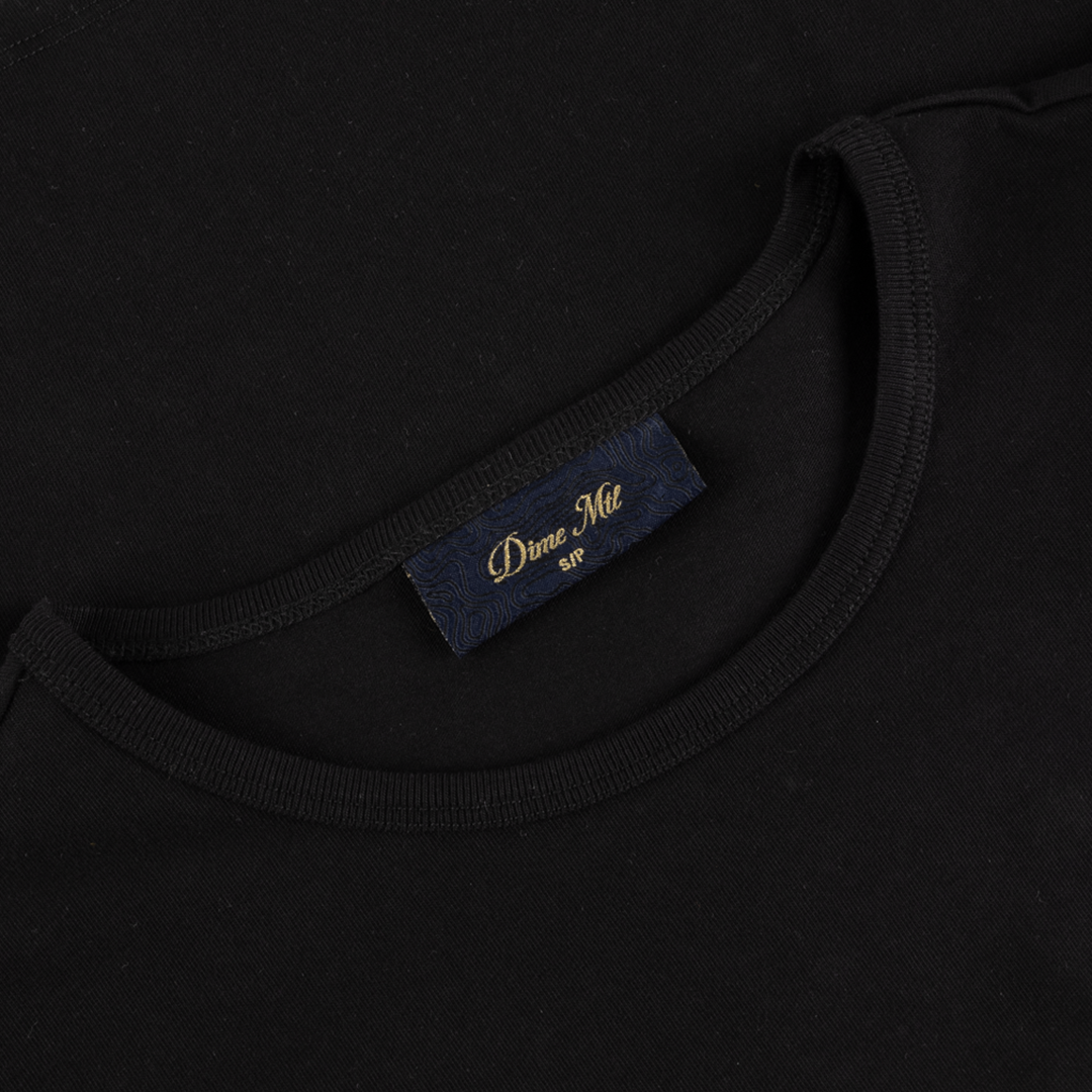 Cursive T‑Shirt - Noir