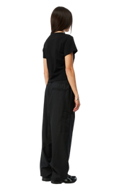 Cursive T‑Shirt - Noir