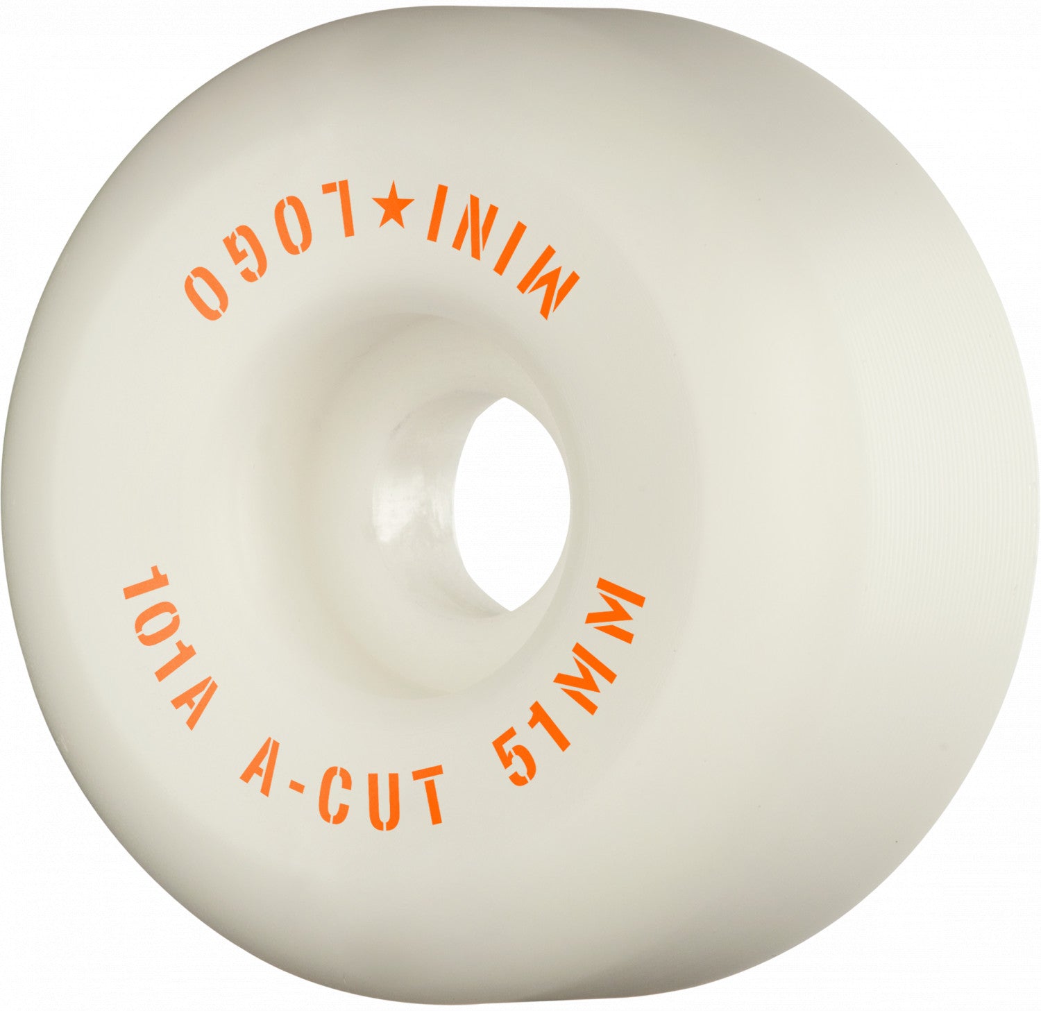Hybrid A-Cut "2" 90A Wheels - White