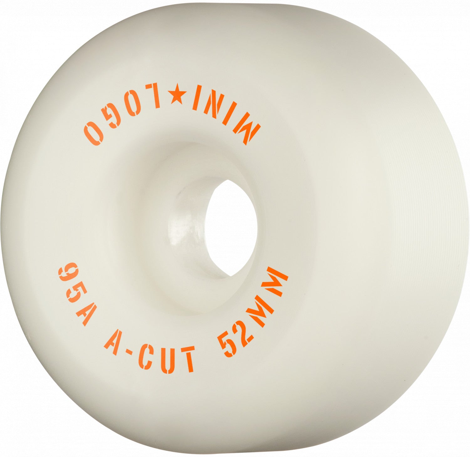 Hybrid A-Cut "2" 95A Wheels - White