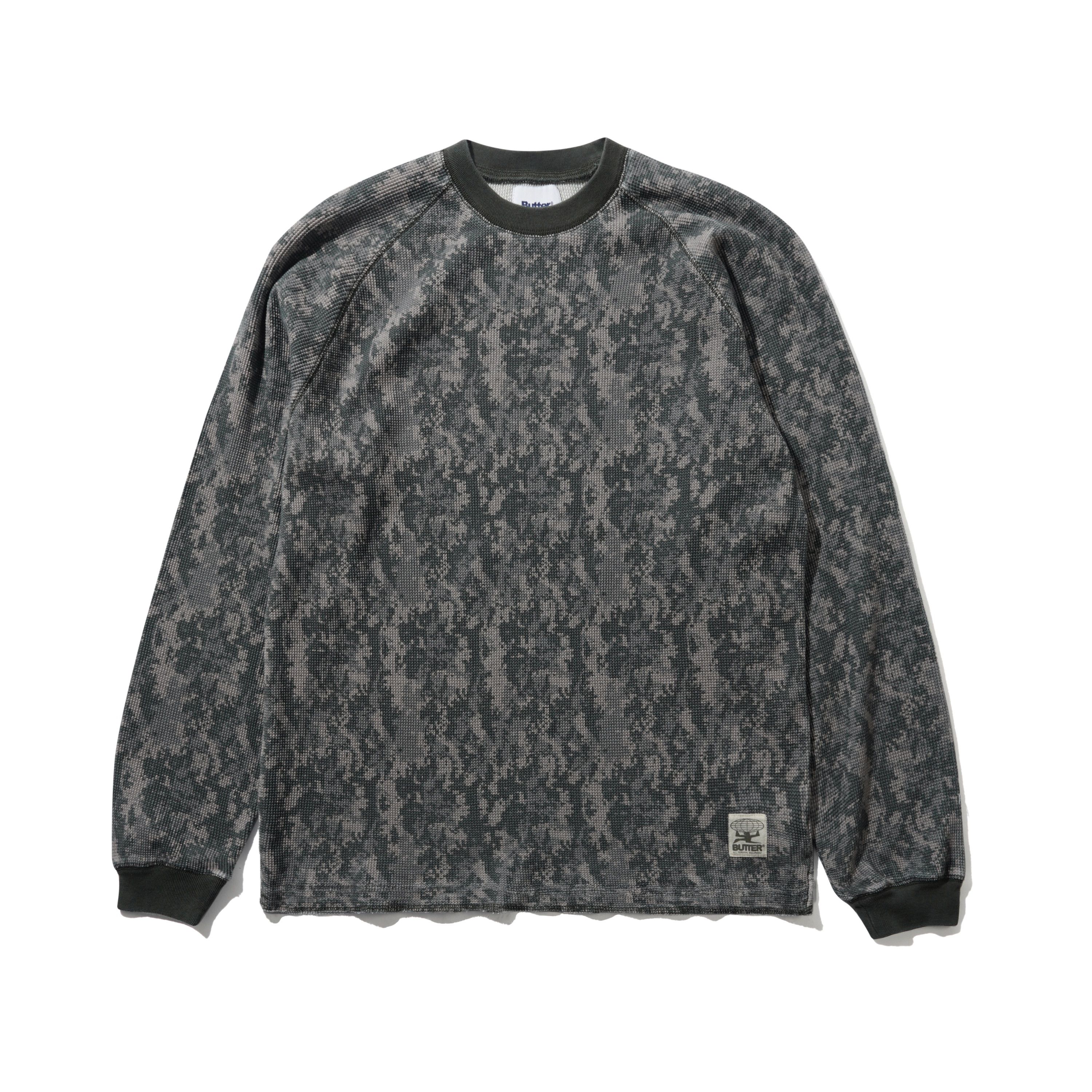 Waffle L/S Top - Digital Camo